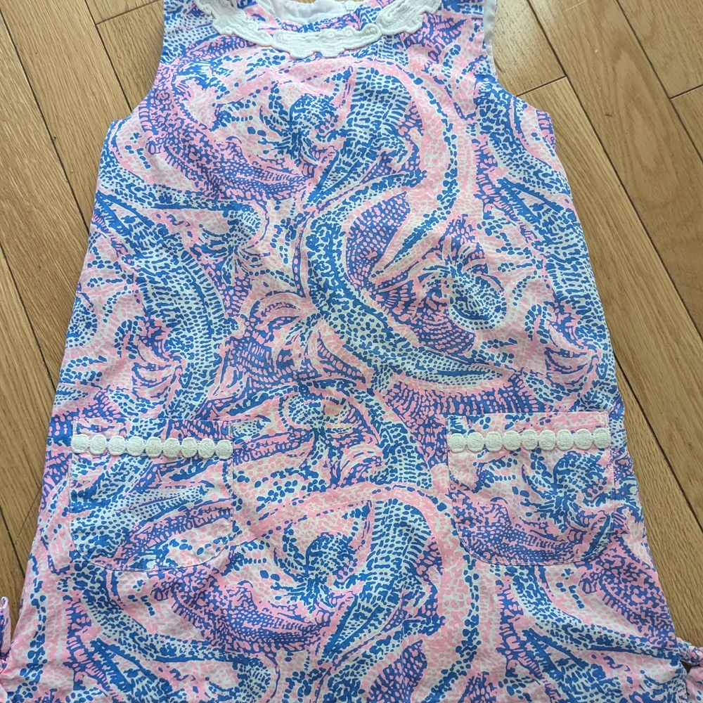 Lilly Pulitzer Pink and Blue Patterned Garment